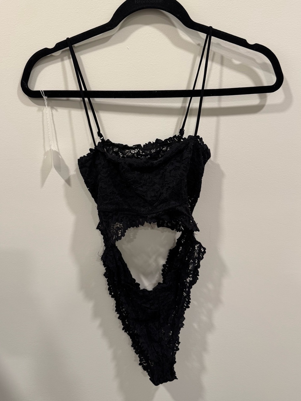 Urban Outfitters Black Floral Bodysuit